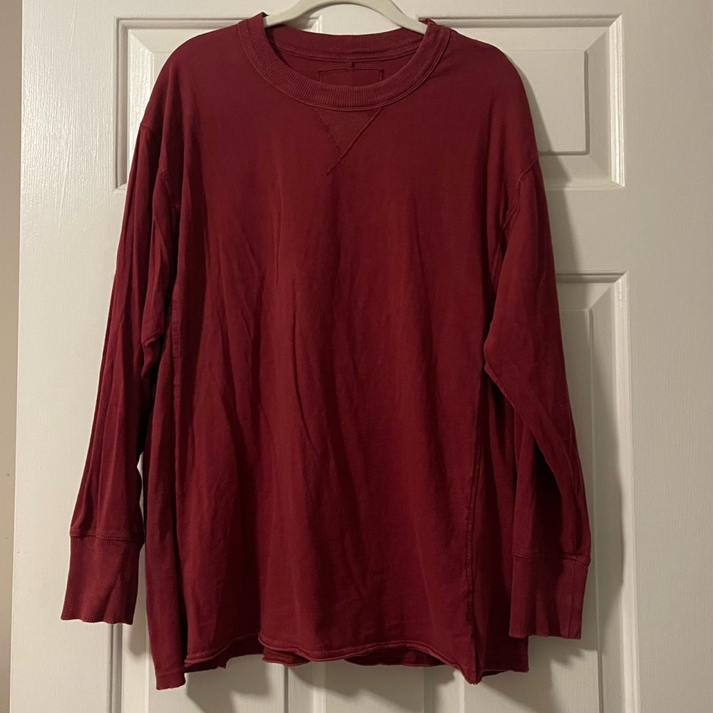 Aerie Oversized Long Sleeve Tee